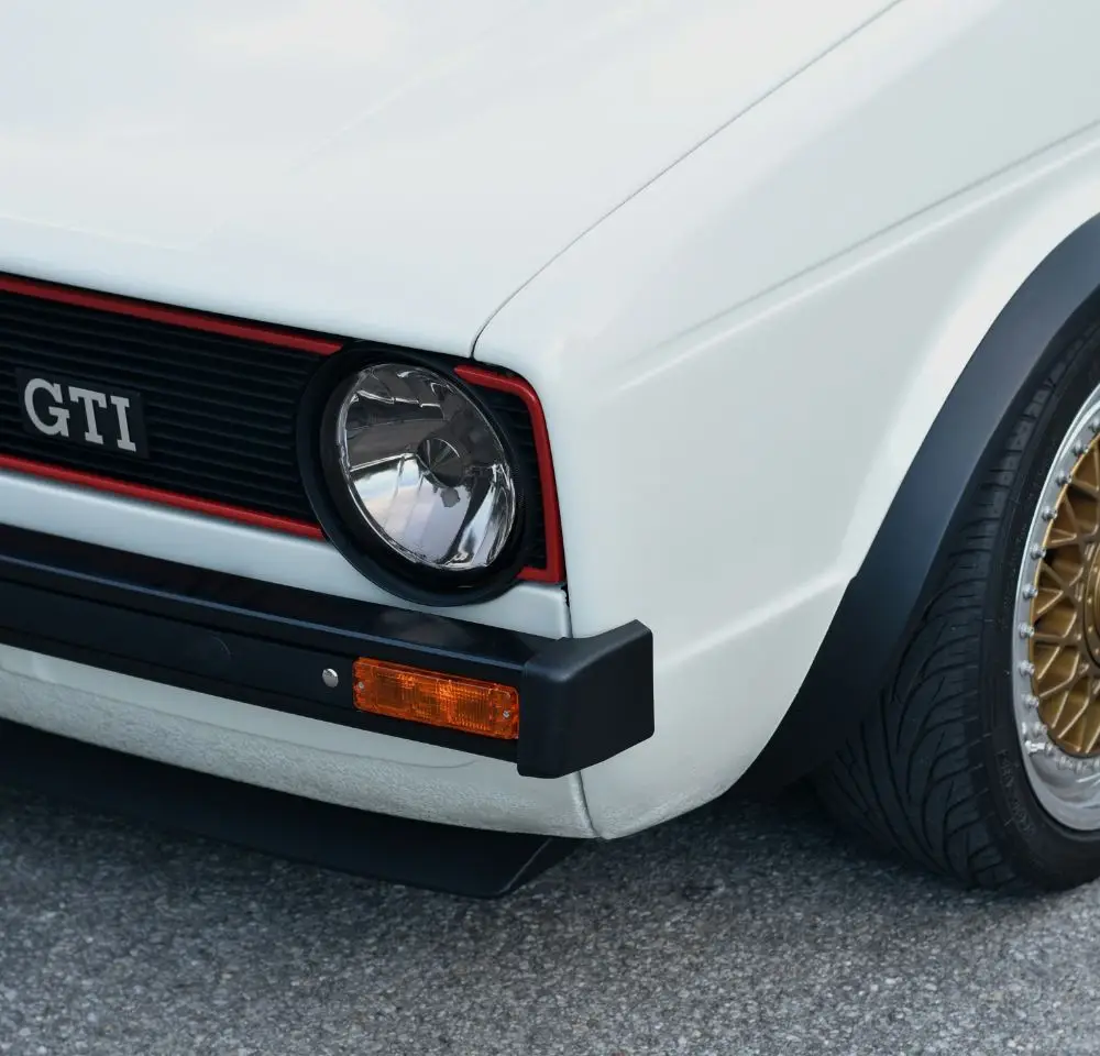 Classic White Golf GTI